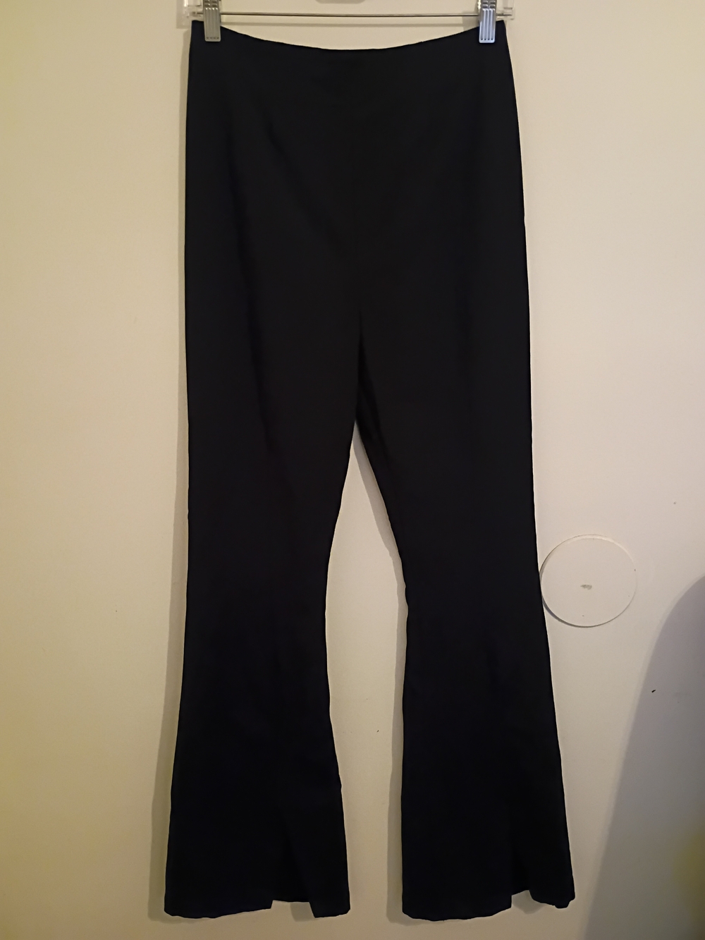 Free People Black High-rise Flared Boot-Cut Pants Sz 2